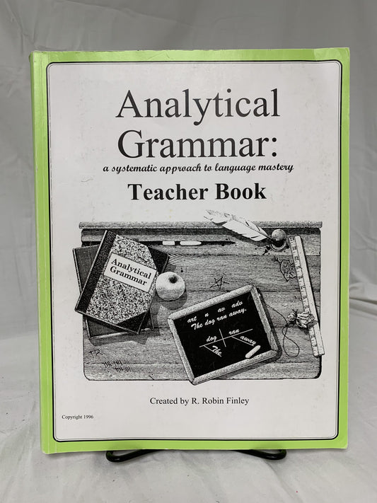 Analytical Grammar: Teacher Book