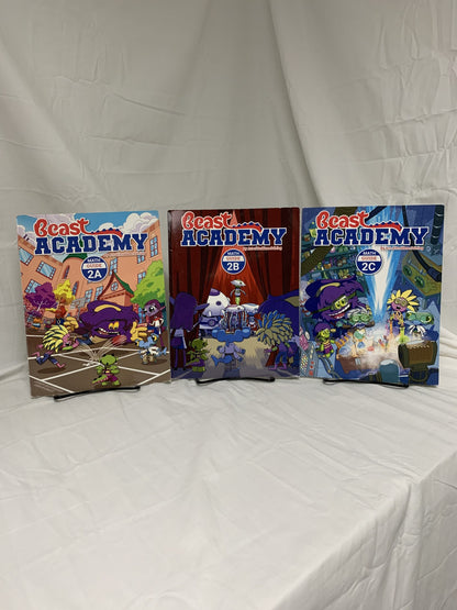 Beast Academy 2nd Grade Math - Set of 3