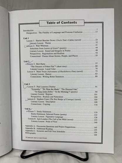 Lightning Lit & Comp: Mid-Late 19th Century American Literature (3rd Ed.) Set of 2