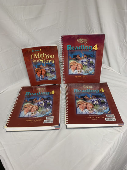 BJU Reading 4 (2nd Ed.) Set of 4