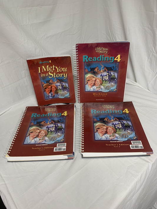 BJU Reading 4 (2nd Ed.) Set of 4