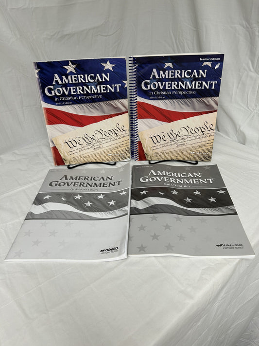 Abeka American Government (3rd Ed.) Set of 4