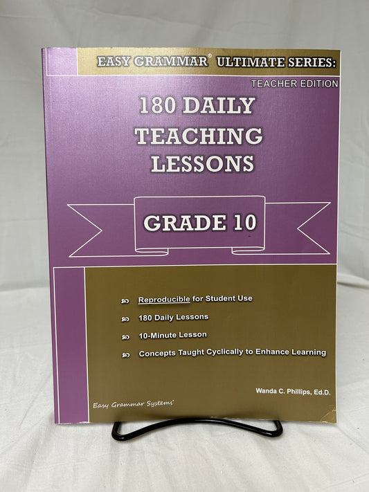 Easy Grammar Ultimate Series: Grade 10 Teacher Edition