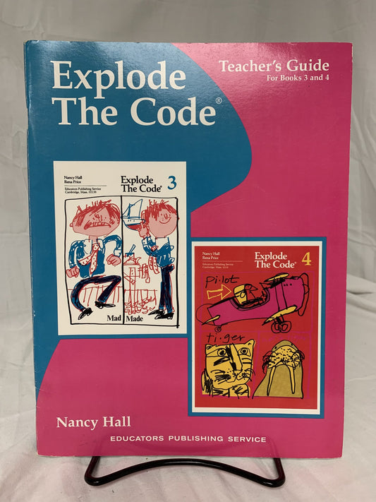 Explode The Code Teacher's Guide for Books 3 & 4