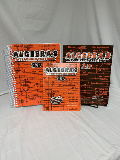 Algebra 2 2.0 (Teaching Textbooks) Set of 3