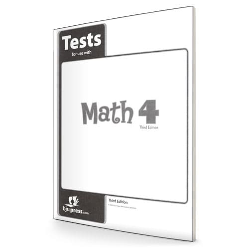 Math 4 Tests (3rd ed.)
