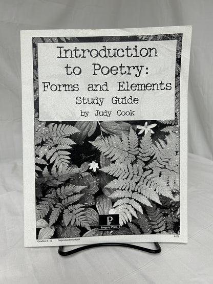 Introduction to Poetry: Forms and Elements Study Guide