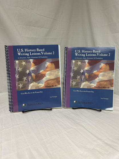 U.S. History-Based Writing Lessons, Volume 2 - Set of 2