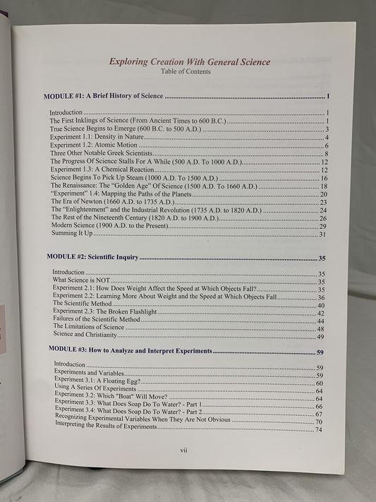 Exploring Creation with General Science (2nd Ed.) Textbook