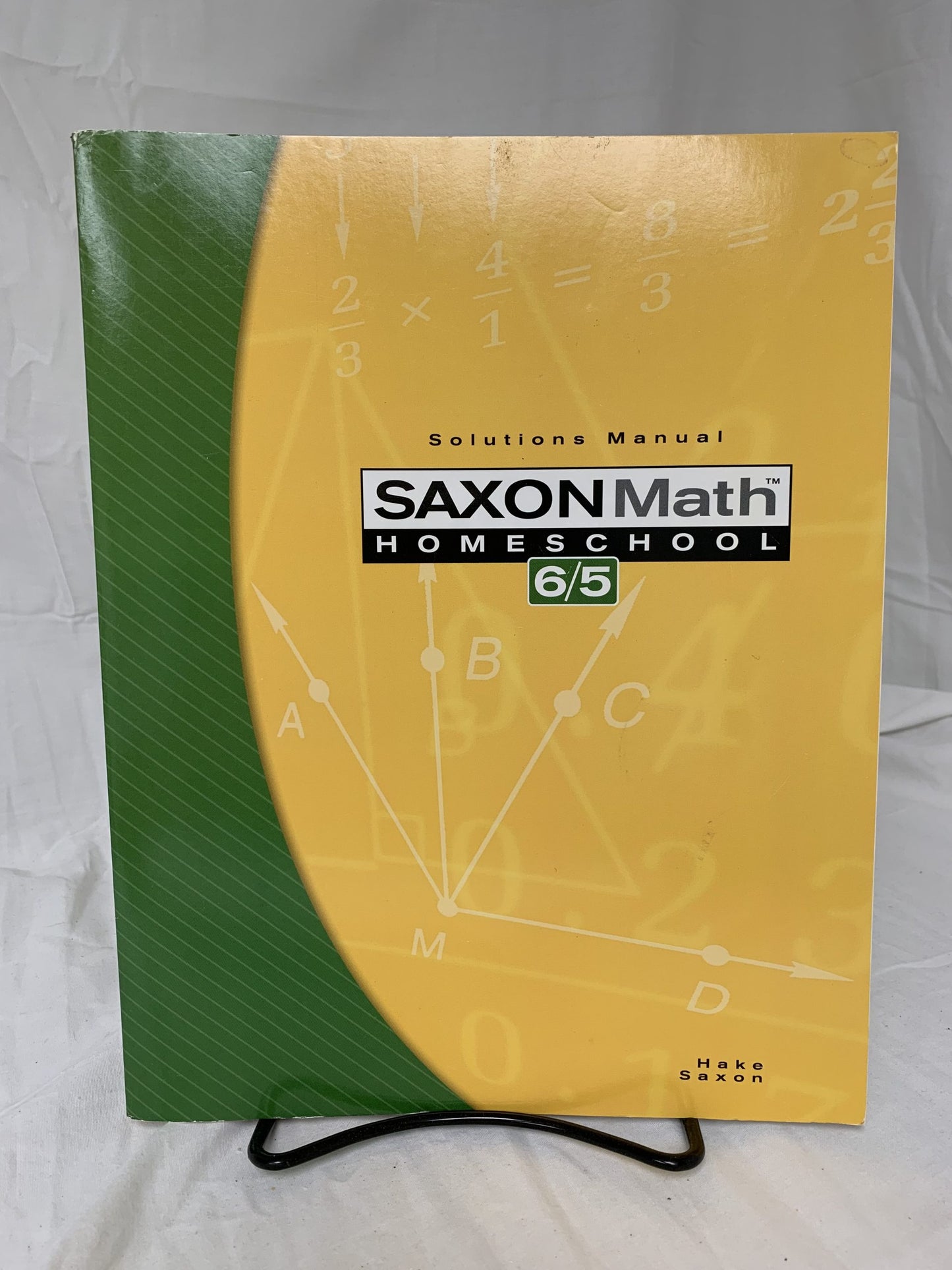 Saxon Math 6/5 Homeschool (3rd Ed.) Solutions Manual