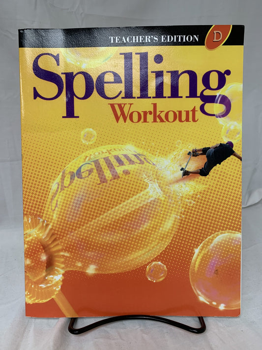 Spelling Workout Level D Teacher's Edition