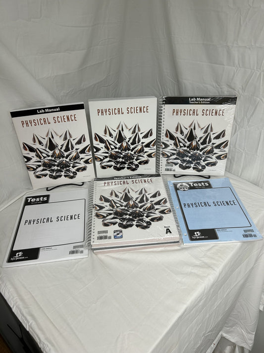 BJU Physical Science (5th Ed.) Set of 7