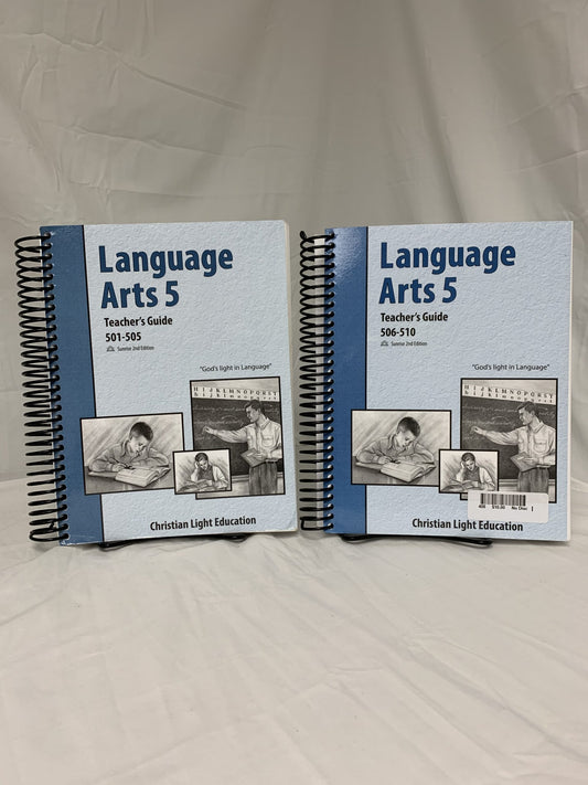 Christian Light Language Arts 5 - Set of 2