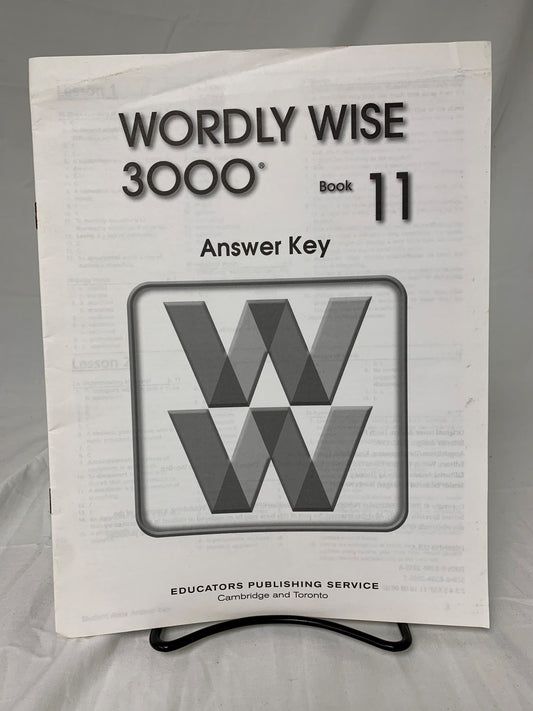 Wordly Wise 3000 Book 11 Answer Key