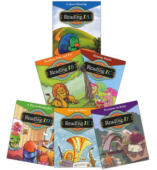 BJU Reading 1 Readers Set A-F (4th Ed.)