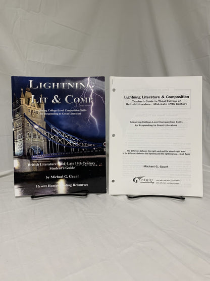 Lightning Lit & Comp: Mid-Late 19th Century British Literature (3rd Ed.) Set of 2