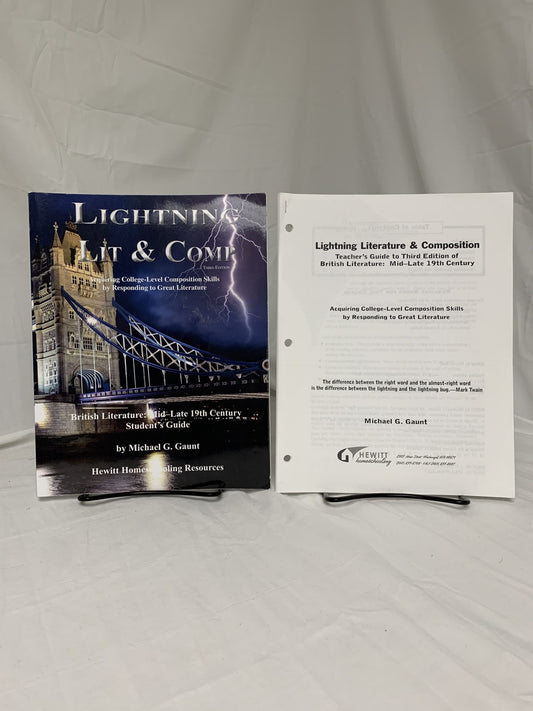 Lightning Lit & Comp: Mid-Late 19th Century British Literature (3rd Ed.) Set of 2