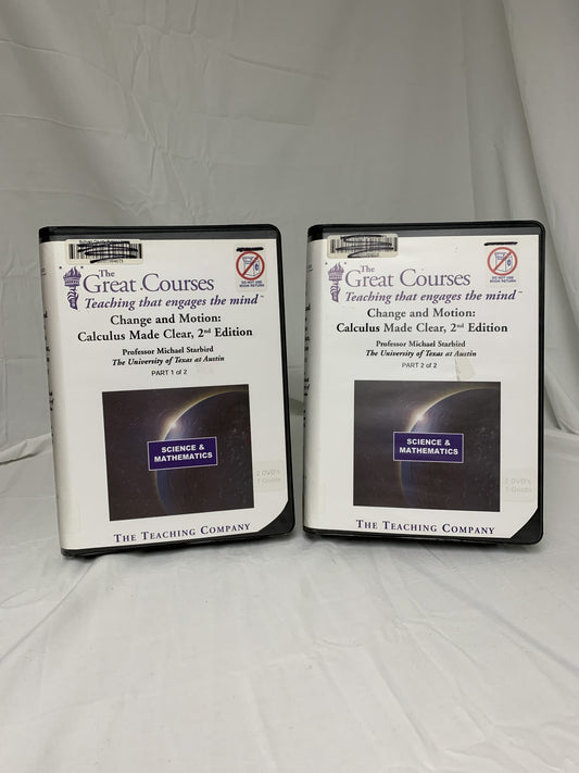 The Great Courses Change and Motion: Calculus Made Clear (2nd Ed.) Set