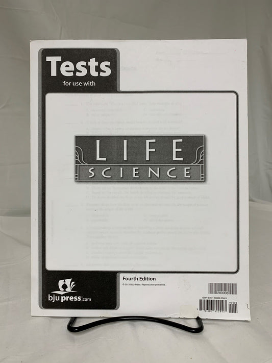 BJU Life Science (4th Ed.) Tests