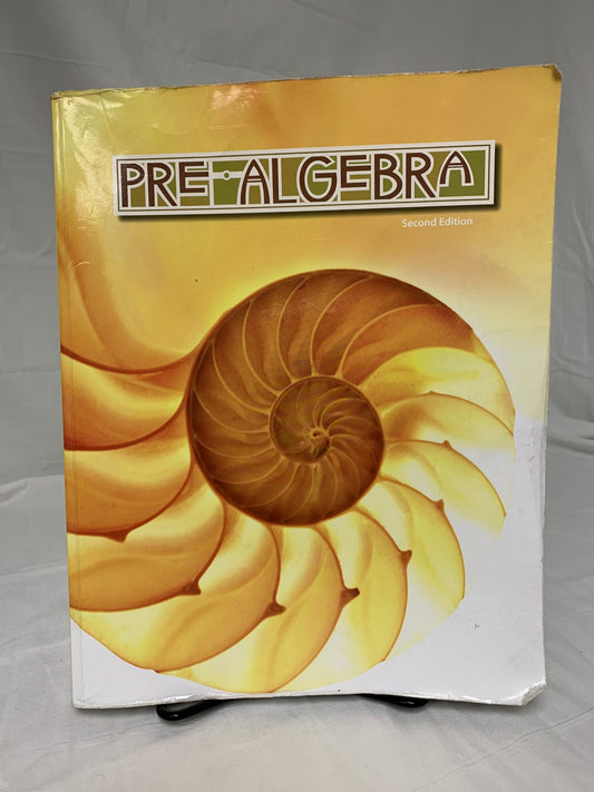 BJU Pre-Algebra (2nd Ed.) Textbook
