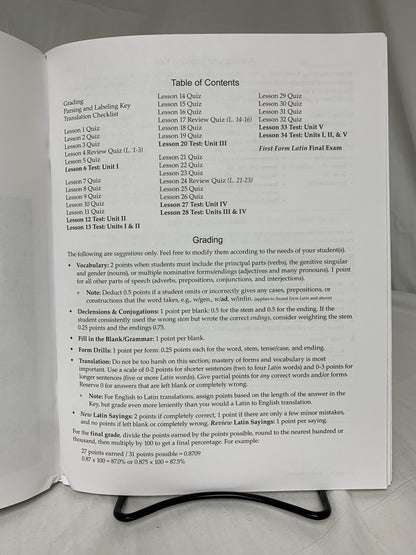 First Form Latin (2nd Ed.) Quizzes & Tests
