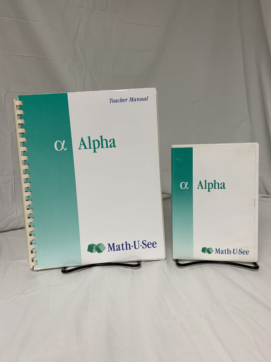 Math-U-See Alpha (2004) Set of 2