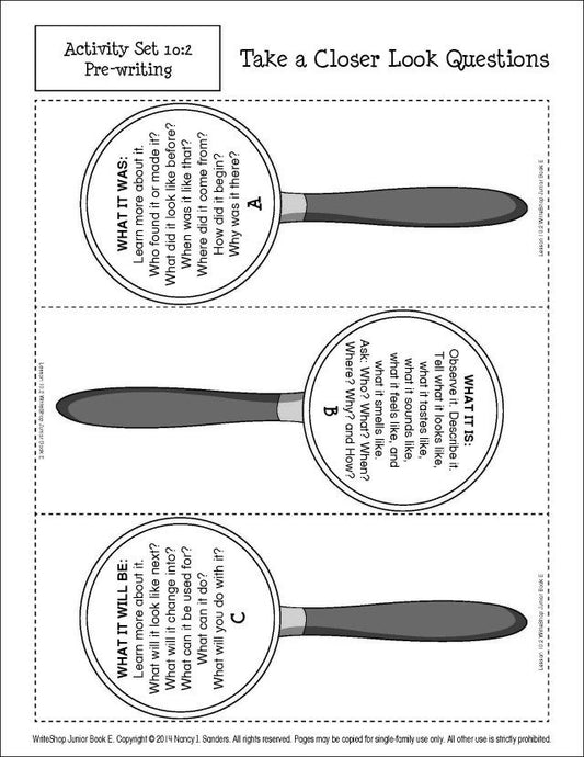 WriteShop Junior Activity Pack | Book E (w/Fold-N-Go Grammar)