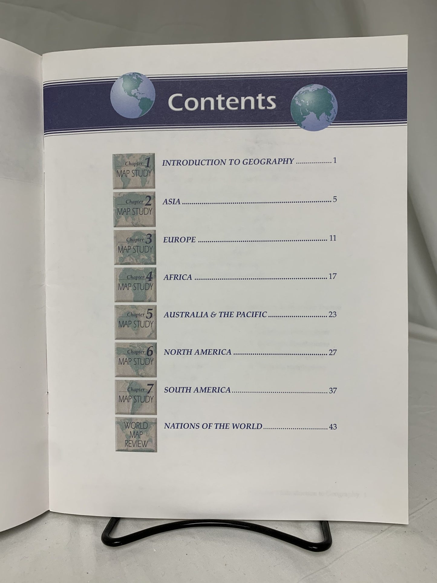 Abeka World Geography Set of 4