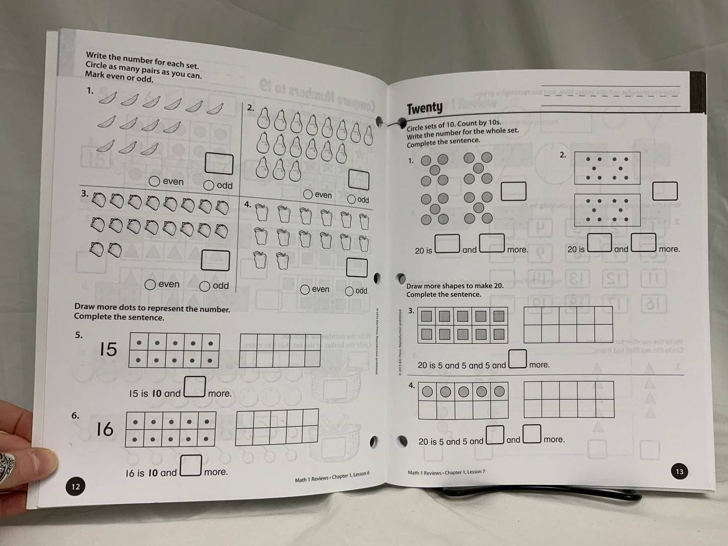 BJU Math 1 (4th Ed.) Set of 6