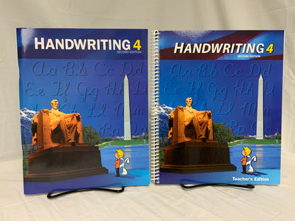 BJU Handwriting 4 (2nd Ed.) Set of 2