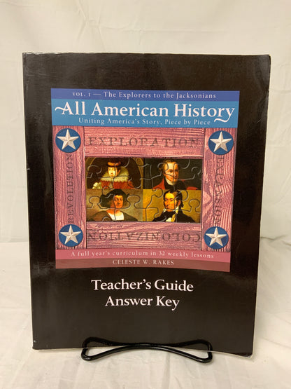 All American History Volume 1 Teacher's Guide & Answer Key
