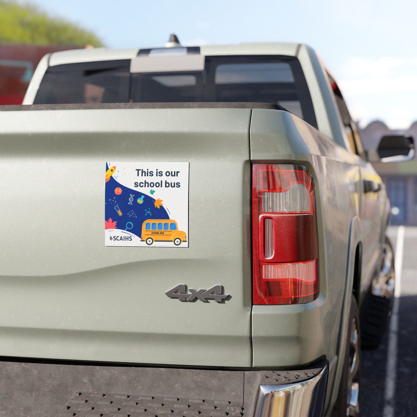 School Bus Car Magnets - Perfect for Family Vehicles, Back-to-School, Unique Gifts, Fun Accessories
