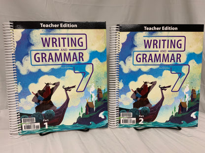 BJU Writing and Grammar 7 (4th Ed.) Teacher Edition