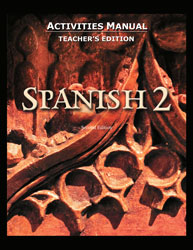 Spanish 2 Student Activities Manual Teacher's Edition (2nd ed.)