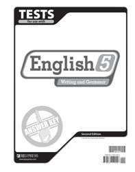English 5 Tests Answer Key (2nd ed.)