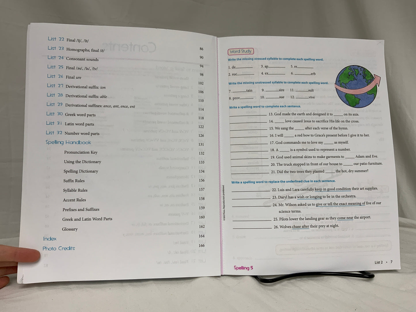 BJU Spelling 5 (2nd Ed.) Worktext