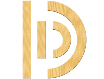 Wood Pieces Set for Capital Letters