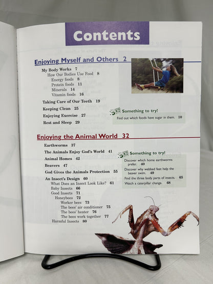 Abeka Enjoying God's World (4th Ed.) Grade 2 Science Reader