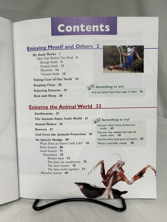 Abeka Enjoying God's World (4th Ed.) Grade 2 Science Reader