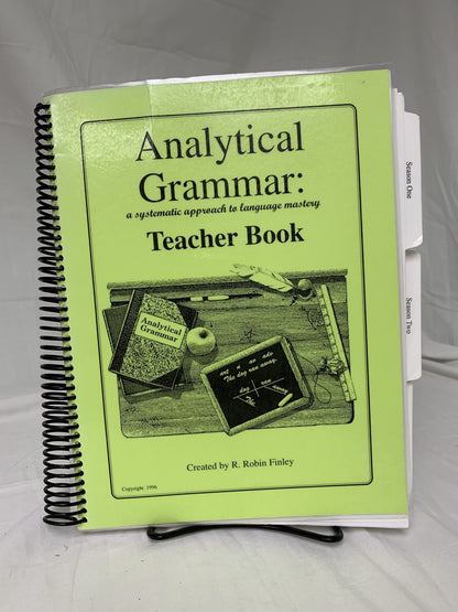 Analytical Grammar: Teacher Book