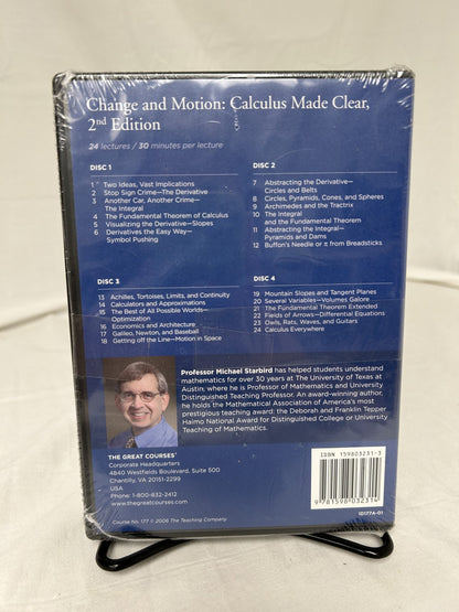 The Great Courses Change and Motion: Calculus Made Clear (2nd Ed.) Set of 2