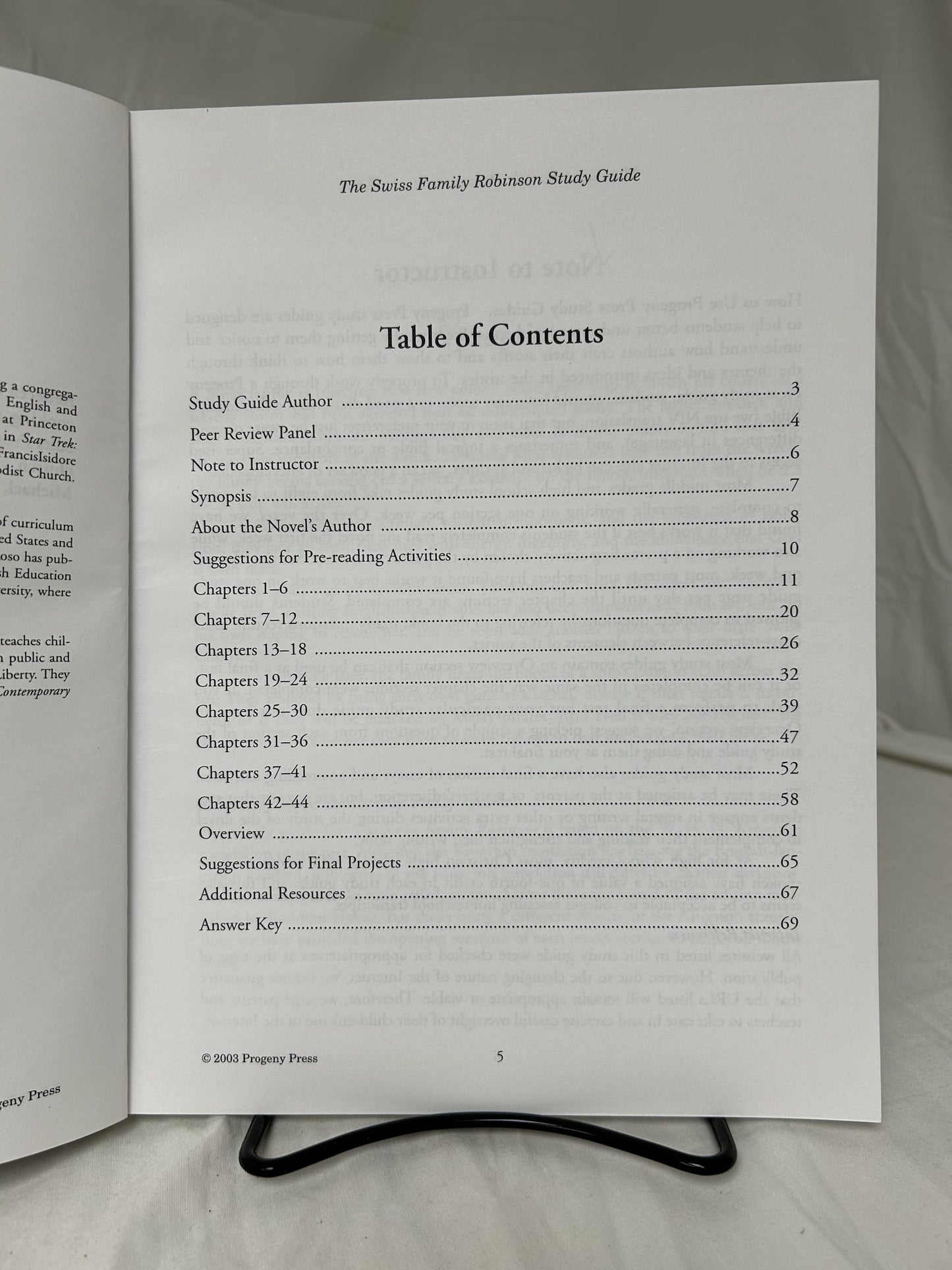 The Swiss Family Robinson Study Guide