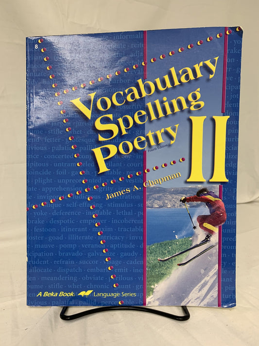 Abeka Vocabulary, Spelling, Poetry II (4th Ed.) Set of 2