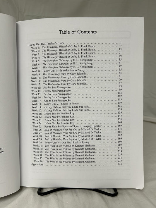 Lightning Literature & Composition Grade 6 Teacher's Guide