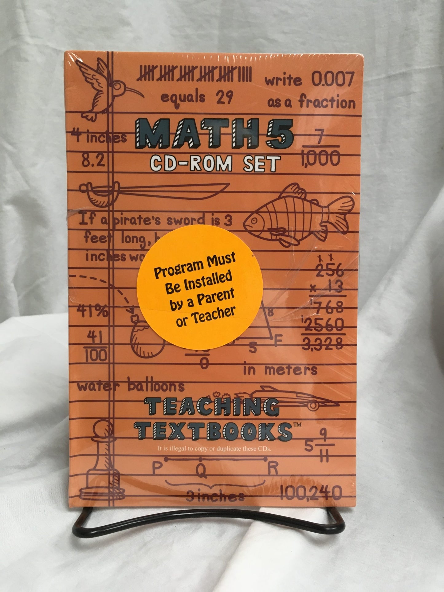 Math 5 (Teaching Textbooks) Set of 3