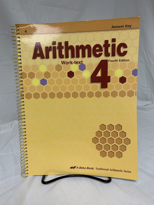 Abeka Arithmetic 4 (4th Ed.) Set of 2