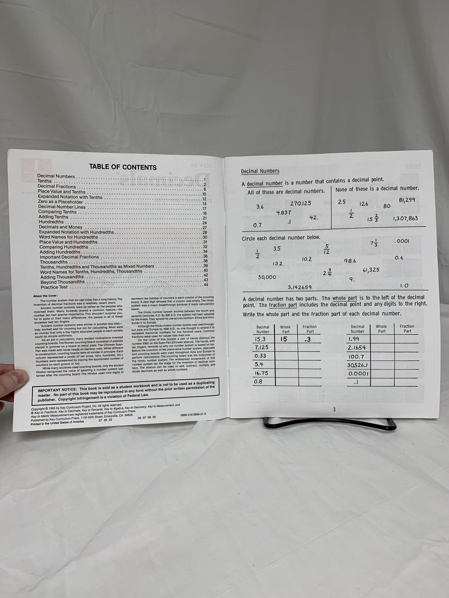 Key to Decimals - Set of 5