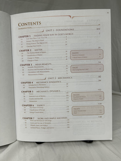 BJU Physical Science (4th Ed.) Textbook
