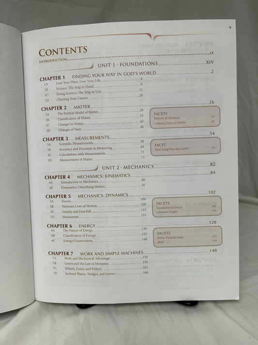 BJU Physical Science (4th Ed.) Textbook