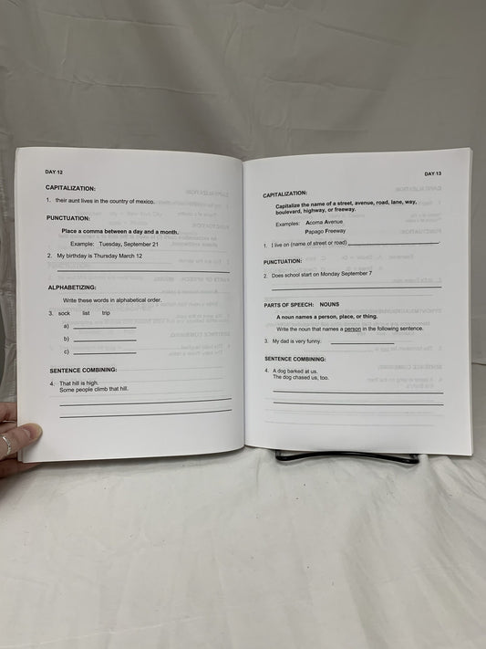 Easy Grammar: Daily Guided Teaching and Review for Grade 2 Student Workbook